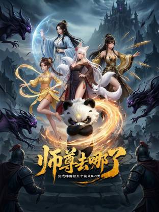 师尊去哪了：变成神兽被五个徒儿rua秃 - 番剧封面
